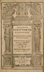 Cover of: Illustrium scriptorum religionis Societatis Iesu catalogus