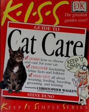 Cover of: Kiss guide to cat care