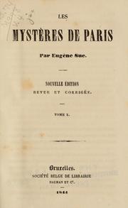Cover of: Les mystères de Paris