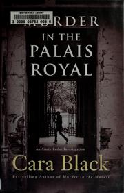 Cover of: Murder in the Palais Royal by Cara Black