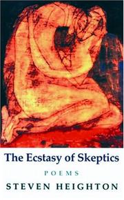 Cover of: The ecstasy of skeptics: poems
