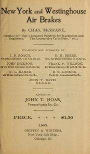 Cover of: New York and Westinghouse air brakes by Charles McShane