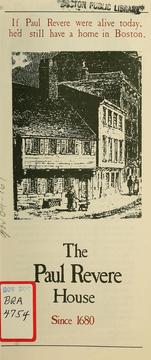Cover of: The Paul Revere house