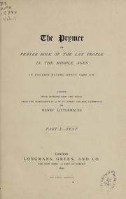 Cover of: The Prymer by Catholic Church