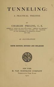 Cover of: Tunneling: a practical treatise