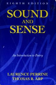 Cover of: Sound and sense