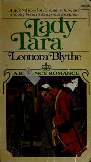Cover of: Lady Tara by Leonora Blythe