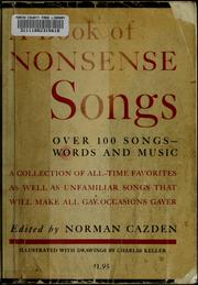 Cover of: A book of nonsense songs