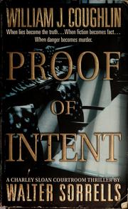 Cover of: Proof of intent