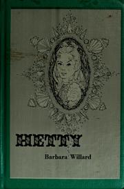 Cover of: Hetty