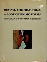 Cover of: Beyond the high hills: a book of Eskimo poems