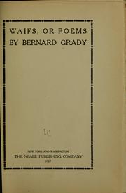 Cover of: Waifs by Bernard Edward Grady