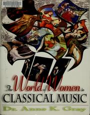 Cover of: The world of women in classical music