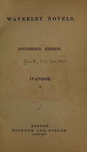 Cover of: Ivanhoe: Volume I