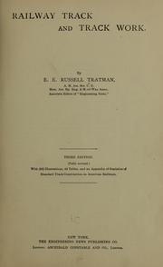 Cover of: Railway track and track work by E. E. R. Tratman