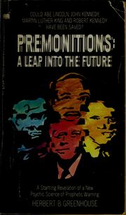 Cover of: Premonitions: a leap into the future