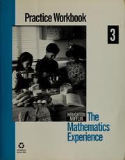 Cover of: The Mathematics experience: Practice workbook
