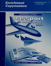 Passport to mathematics by Christine A. Hoover