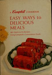 Cover of: Easy ways to delicious meals