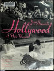 Cover of: Jean Howard's Hollywood: a photo memoir