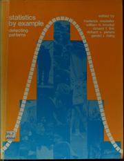 Cover of: Statistics by example, detecting patterns by Joint Committee on the Curriculum in Statistics and Probability