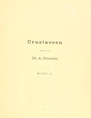 Cover of: Crustaceen