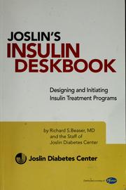 Joslin's diabetes deskbook by Richard S. Beaser