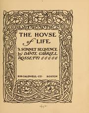 Cover of: The hovse of life, a sonnet seqvence