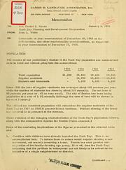 Cover of: Memorandum to: mr. Daniel j. Ahern, Back Bay development coorporation from: john r. White, dated jan. 4, 1966