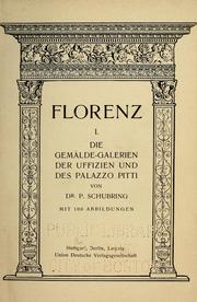 Cover of: Florenz by Schubring, Paul