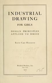 Cover of: Industrial drawing for girls