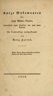 Cover of: Das Buch mit vier Titeln by Georg Harrys