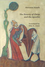 Cover of: The poverty of Christ and the apostles by Hervaeus Natalis