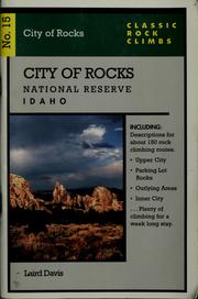 Cover of: City of Rocks, Idaho by Laird Davis