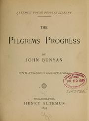 Cover of: The pilgrim's progress by John Bunyan