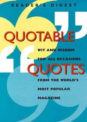 Cover of: Quotable Quotes