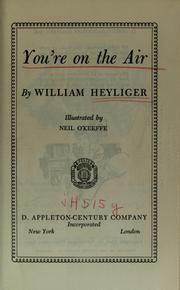 Cover of: You're on the air