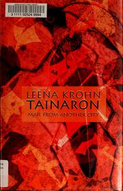 Cover of: Tainaron: mail from another city