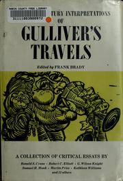 Cover of: Twentieth century interpretations of Gulliver's travels by Frank Brady