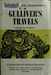 Cover of: Twentieth century interpretations of Gulliver's travels: a collection of critical essays