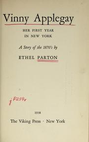 Cover of: Vinny Applegay by Ethel Parton