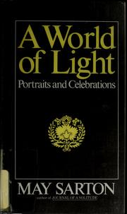 Cover of: A world of light: portraits and celebrations
