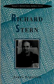 Cover of: Richard Stern by James Schiffer, James Schiffer