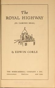 Cover of: The Royal Highway =: (El Camino Real)