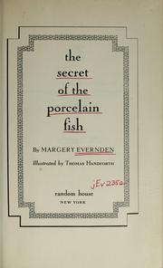 Cover of: The secret of the porcelain fish
