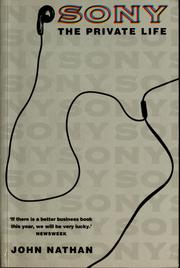 Cover of: Sony by John Nathan