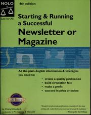 Cover of: Starting & running a successful newsletter or magazine