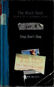 Cover of: Stop, don't stop by Jonah Black, Jonah Black