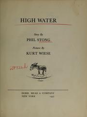 Cover of: High water