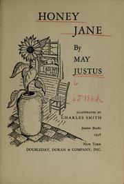 Cover of: Honey Jane by May Justus